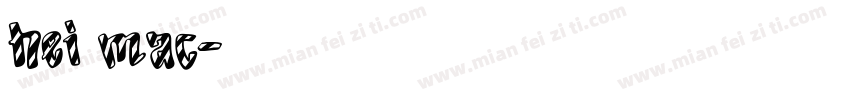hei mac字体转换
